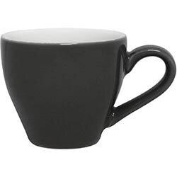 Olympia Cafe Espresso Cup Charcoal - 100ml 3.38fl oz (Box 12) on Productcaster.