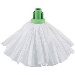 Jantex Standard Big White Socket Mop Head Green on Productcaster.