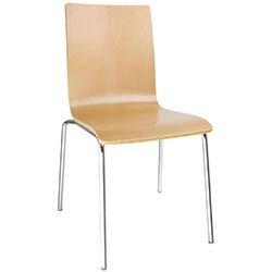 GR342 - Bolero Square Back Sidechair (Natural Finish) (Pack 4) on Productcaster.