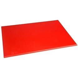 Hygiplas High Density Red Chopping Board Standard on Productcaster.