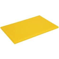 Hygiplas Extra Thick High Density Yellow Chopping Board Standard on Productcaster.