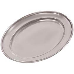 Olympia Stainless Steel Oval Serving Tray 220mm on Productcaster.