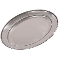 Olympia Stainless Steel Oval Serving Tray 250mm on Productcaster.