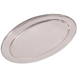 Olympia Stainless Steel Oval Serving Tray 550mm on Productcaster.