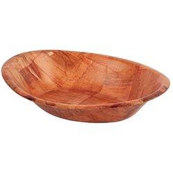 Oval Wooden Bowl Large on Productcaster.