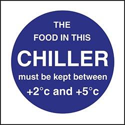 Vogue Food In This Chiller Sign on Productcaster.