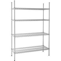 Vogue 4 Tier Wire Shelving Kit 1220x460mm on Productcaster.