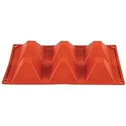 Pavoni Formaflex Silicone Pyramid Mould 6 Cup on Productcaster.