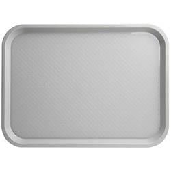 Olympia Kristallon Polypropylene Fast Food Tray Grey Medium 415mm on Productcaster.