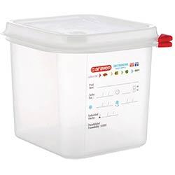 Araven Polypropylene 1/6 Gastronorm Food Containers 2.6Ltr (Pack of 4) on Productcaster.