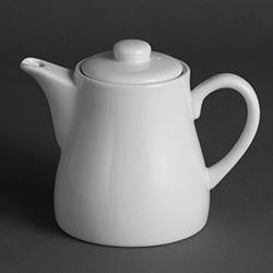 Olympia Whiteware Teapots 483ml (Pack of 4) on Productcaster.