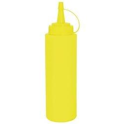 Vogue Yellow Squeeze Sauce Bottle 8oz on Productcaster.