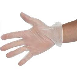 Vogue Powder-Free Vinyl Gloves Clear Small (Pack of 100) on Productcaster.