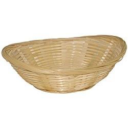 Wicker Oval Bread Basket (Pack of 6) on Productcaster.