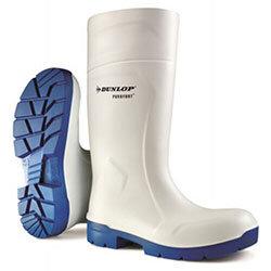 Dunlop Purofort Multigrip Safety Wellington Boots Size 10 White Ref CA6113110 on Productcaster.