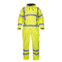 Hydrowear Ureterp Simply No Sweat High Visibility Waterproof Coverall Saturn Yellow S on Productcaster.