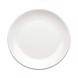 Dish Round 7 Inch 18cm Melamine White (Pack of 6) RD-B002 on Productcaster.