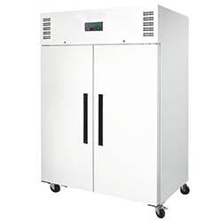 Polar G-Series Upright Double Door Fridge White - 1200Ltr on Productcaster.