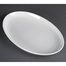 Olympia Whiteware French Deep Oval Plate White - 365mm (Box 2) on Productcaster.