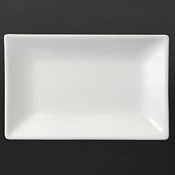 Olympia Whiteware Serving Rectangular Platter - 200x130mm (Box 6) on Productcaster.