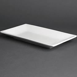 Olympia Whiteware Serving Rectangular Platter - 250x150mm (Box 4) on Productcaster.