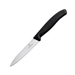 Paring Knife Pointed Tip Black - 10cm on Productcaster.