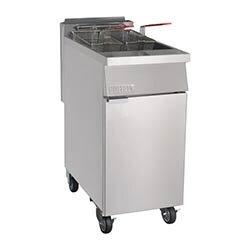 Buffalo 1 Tank 2 Basket Freestanding Gas Fryer NAT on Productcaster.