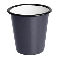 Olympia Enamel Grey/Black Tumbler - 310ml 10.4fl oz (Box 6) on Productcaster.