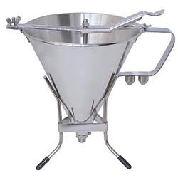 De Buyer Automatic Piston Funnel St/St with Stand 1.5Ltr on Productcaster.