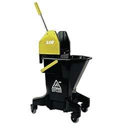 SYR Long Tall Sally Recycled Plastic Mop Wringer Bucket Yellow - 16Ltr on Productcaster.