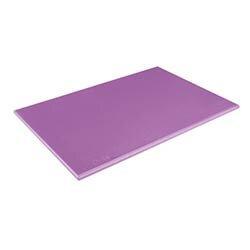 Hygiplas High Density Chopping Board Purple - 450x300x12mm on Productcaster.