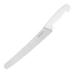 Hygiplas Serrated Pastry Knife White - 10" on Productcaster.