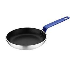 Hygiplas Frypan Aluminium Non-stick Teflon Platinum Plus Blue Handle - 200x35mm on Productcaster.