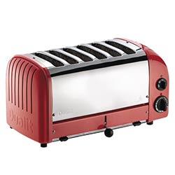 Dualit Vario Toaster 6 Slot Red on Productcaster.