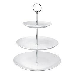 Olympia Cake Stand 3-Tier - 152mm & 229mm & 270mm 6" & 9" & 10 2/3" on Productcaster.