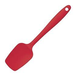 Vogue Silicone High Heat Mini Spoonula Red - 200mm 8" on Productcaster.