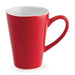 Olympia Cafe Latte Cup Red - 340ml 11.5fl oz (Box 12) on Productcaster.