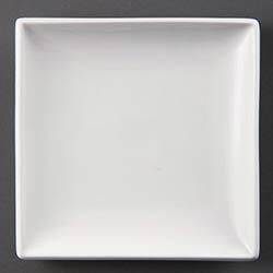 Olympia Whiteware Square Plate - 180mm (Box 12) on Productcaster.