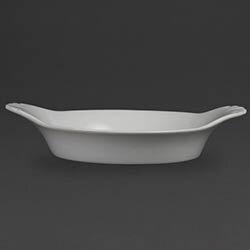 Olympia Whiteware Round Eared Dish - 47x220x177mm (Box 6) on Productcaster.