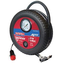 Faithfull Low Volume Tyre Inflator 12V on Productcaster.