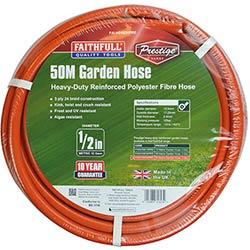 Faithfull Prestige Heavy-Duty Garden Hose 50m 12.5mm (1/2in) Diameter on Productcaster.