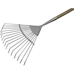 Faithfull Prestige Stainless Steel Lawn Rake Ash Handle on Productcaster.