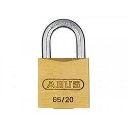 ABUS 65/20mm Brass Padlock Carded on Productcaster.