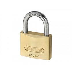 ABUS 65IB/40mm Brass Padlock Stainless Steel Shackle Carded on Productcaster.