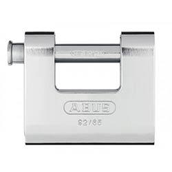 ABUS 92/65mm Monoblock Brass Body Shutter Padlock Carded on Productcaster.