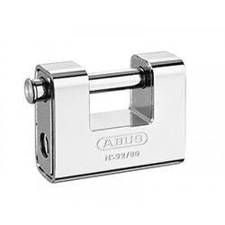 ABUS 92/80mm Monoblock Brass Body Shutter Padlock Carded on Productcaster.