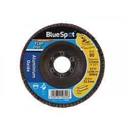 BlueSpot Tools Sanding Flap Disc 115mm 80 Grit on Productcaster.