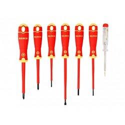 Bahco B220.027 BAHCOFIT 7-Piece Insulated Screwdriver Set - High-Quality Tools for Electricians on Productcaster.