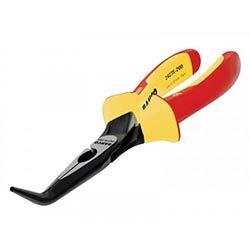 Bahco Snipe nose pliers, bent tip, insulated handles on Productcaster.