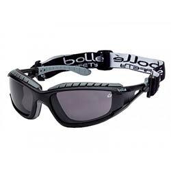 Bolle Safety TRACKER PLATINUM Safety Goggles Vented Smoke on Productcaster.